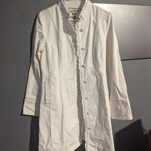 Salt & Pepper white coat